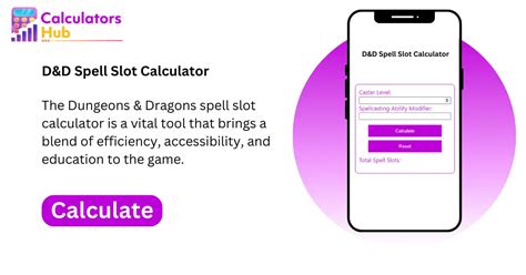 spell slot calculator